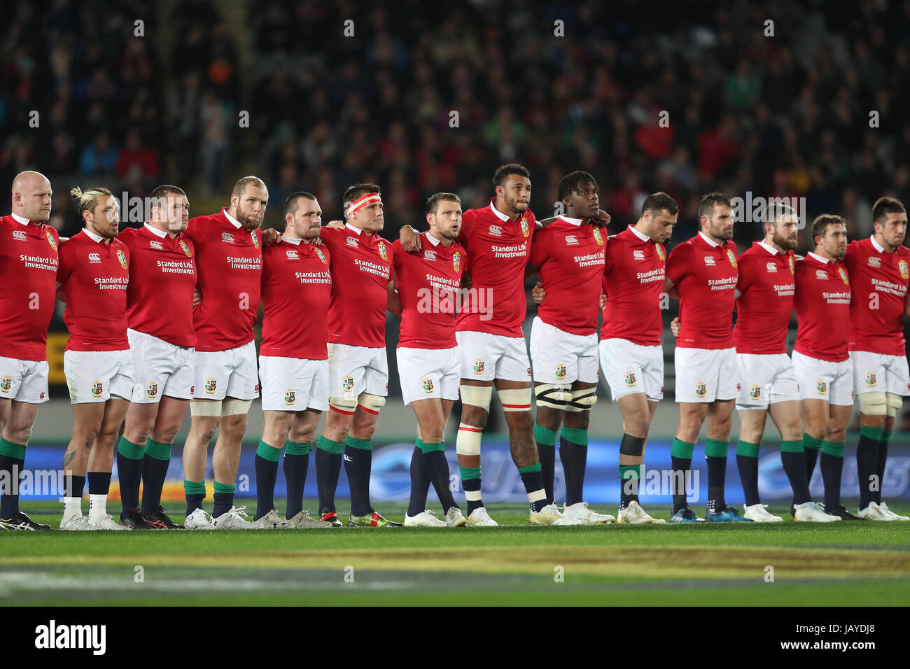 British & Irish Lions durante il tour corrispondono all'Eden Park di Auckland. Stampa foto di associazione. Picture Data: mercoledì 7 giugno, 2017 Foto Stock