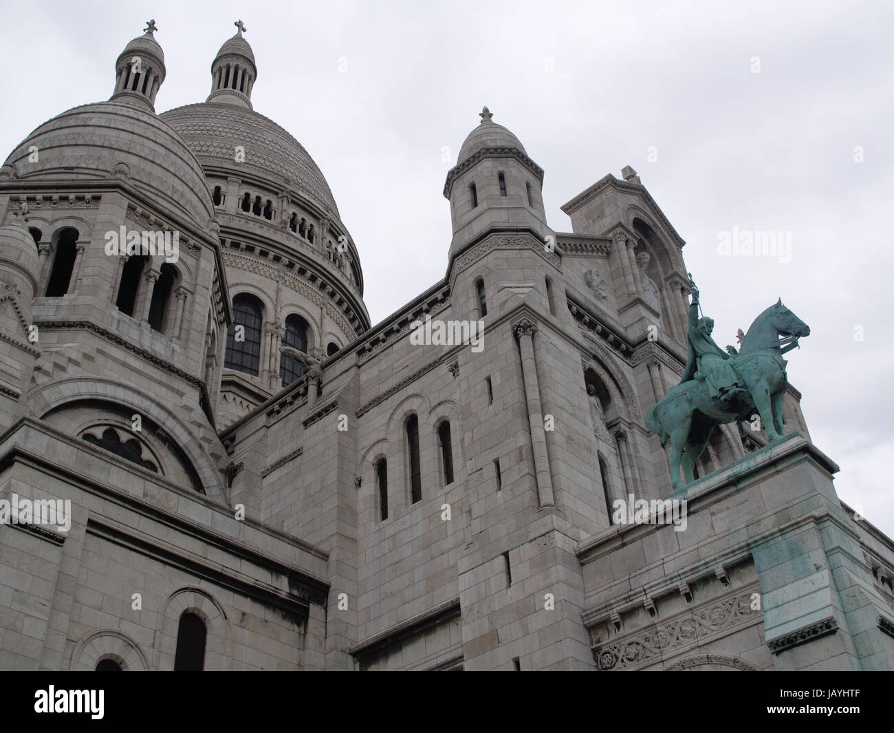 Basilica del Sacro Cuore di Parigi, comunemente noto come Sacré-Coeur basilica, 35, Rue du Chevalier de la Barre, 75018 Parigi, Francia Foto Stock