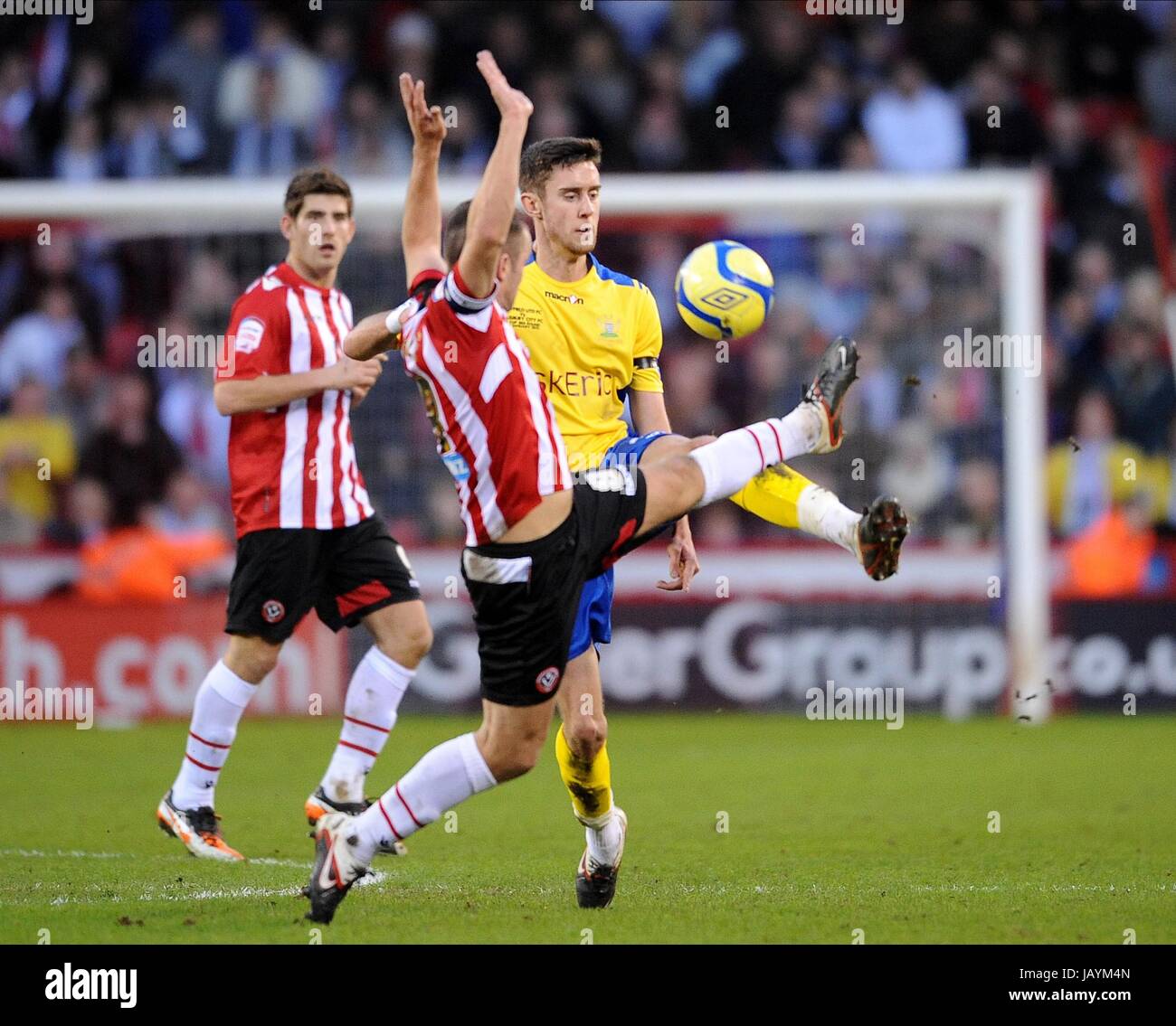 MICHAEL DOYLE & RYAN BRETT SHEFFIELD REGNO V SALISBURY C BRAMALL LANE SHEFFIELD INGHILTERRA 07 Gennaio 2012 Foto Stock