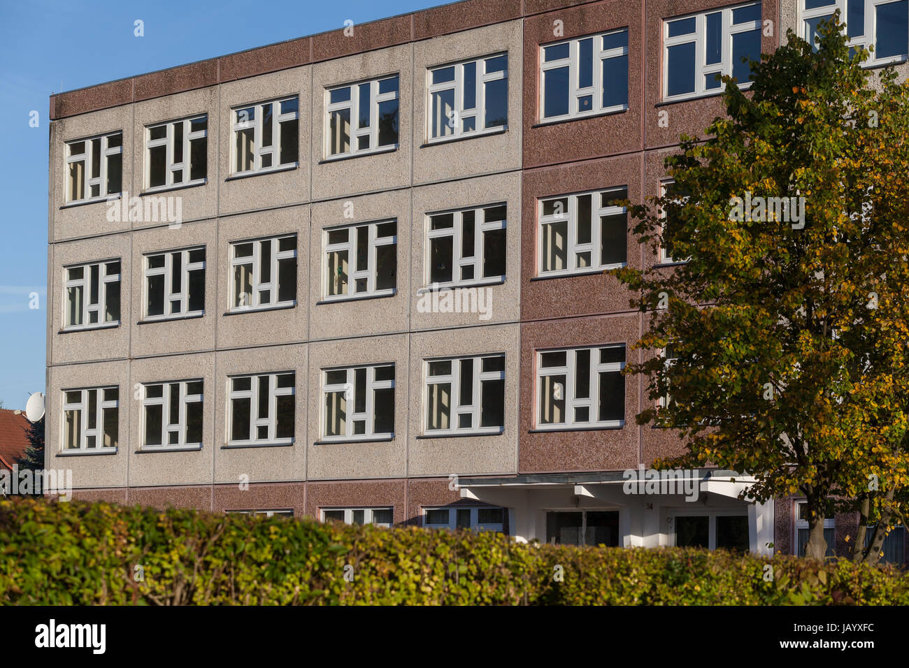 Ehemalige Schule in Güntersberge Foto Stock