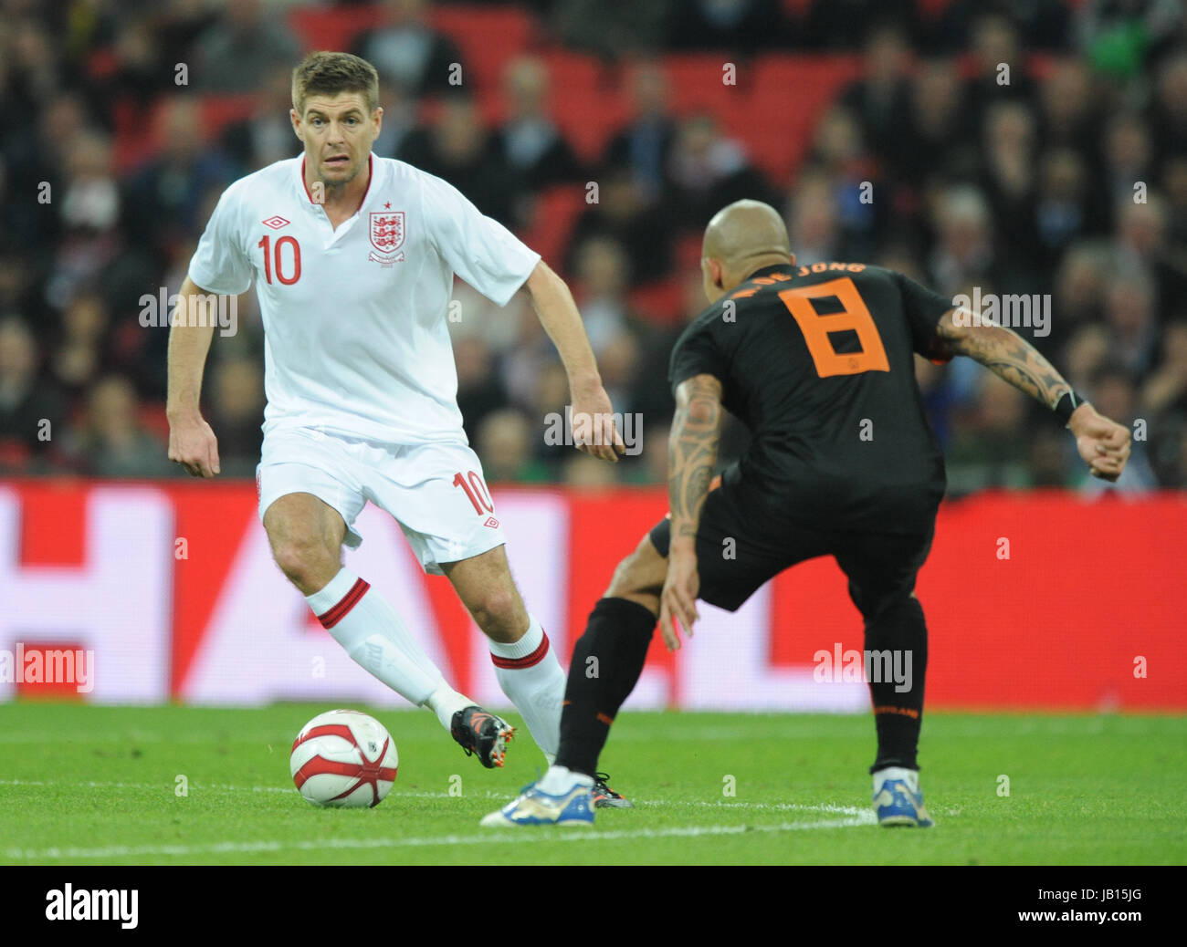 STEVEN GERRARD INGHILTERRA Wembley Stadium Londra Inghilterra 29 Febbraio 2012 Foto Stock