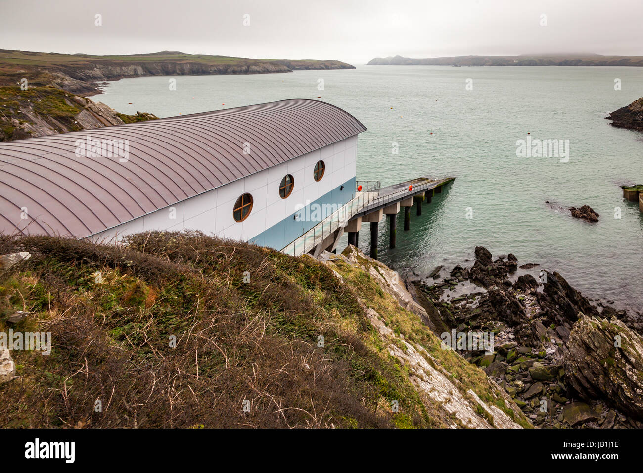 St Davids Life Boat Station Foto Stock