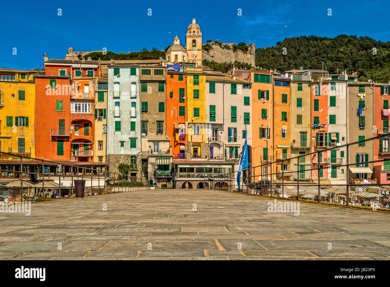 Italia Liguria Portovenere Visualizza Foto Stock