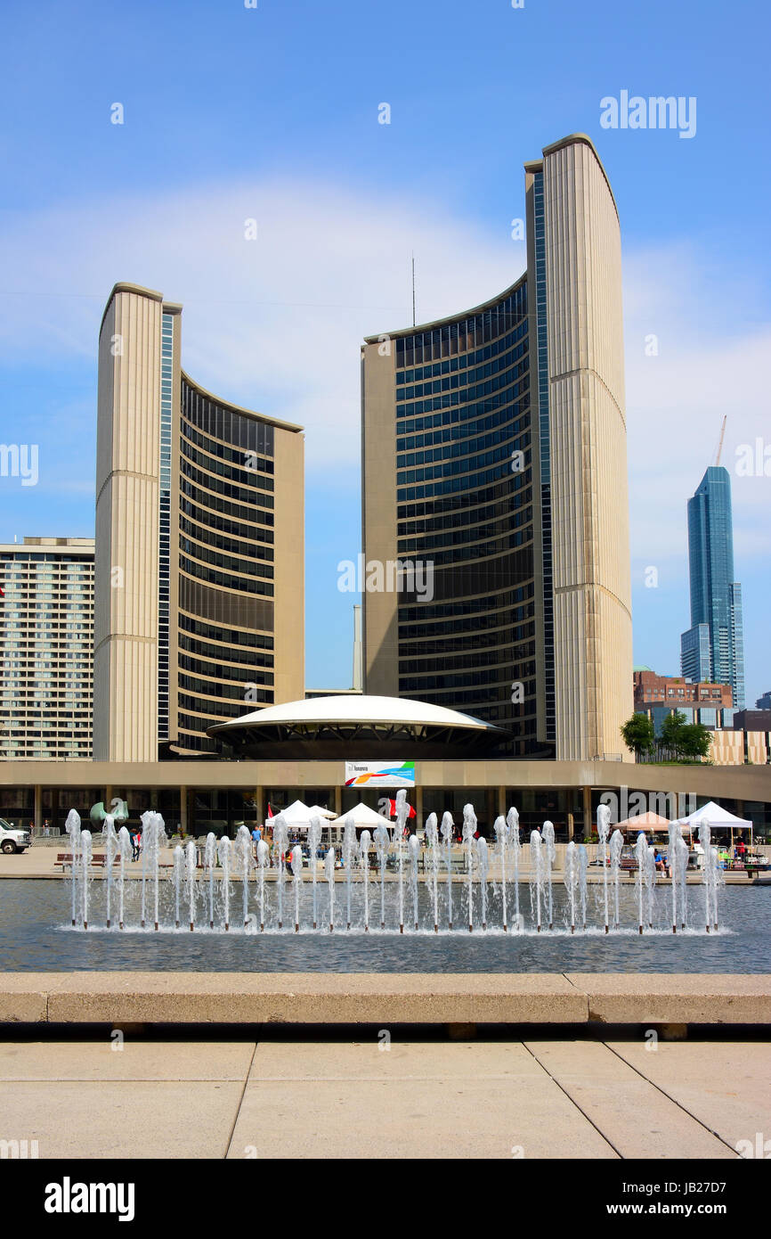 Toronto city hall, Ontario, Canada Foto Stock