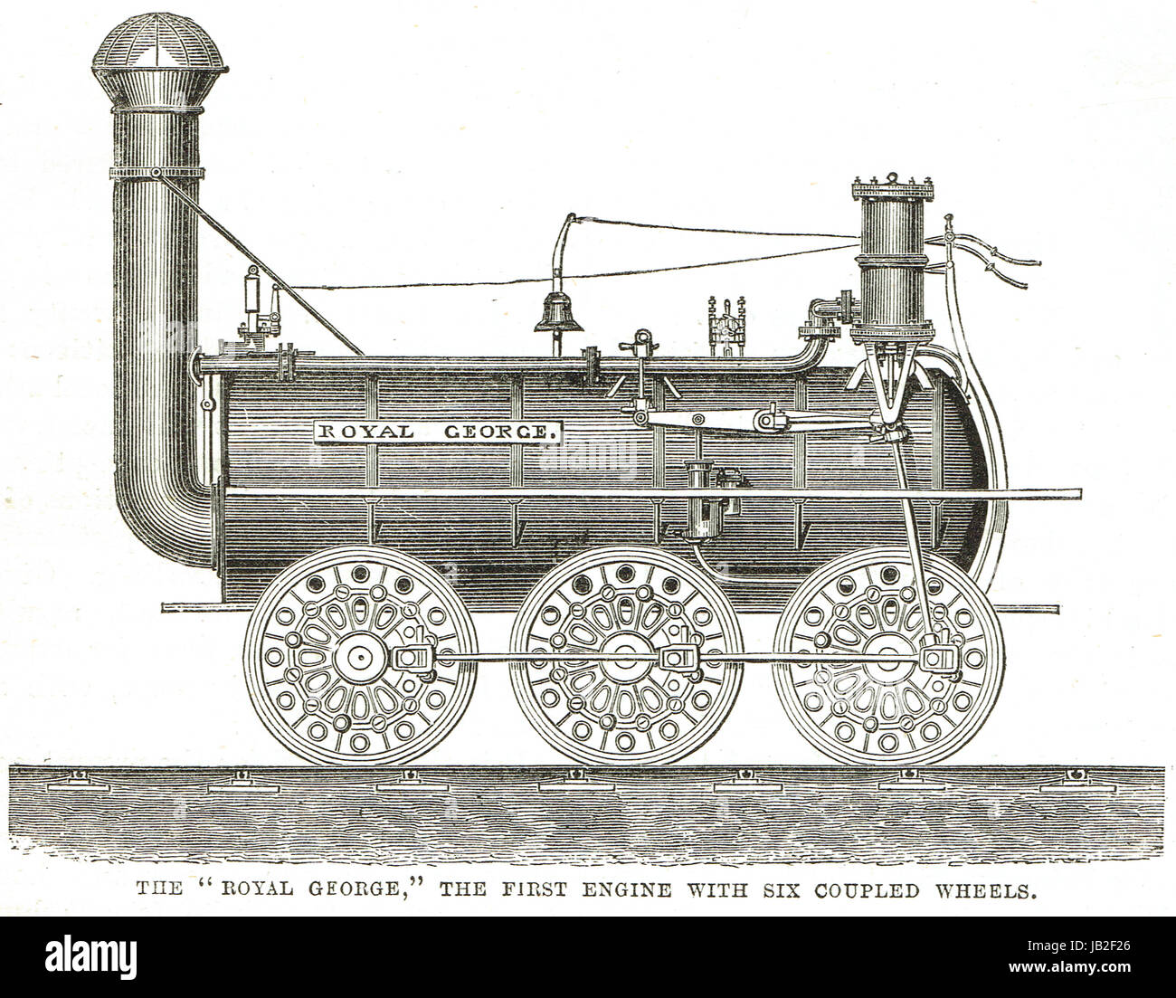Il Royal George locomotiva a vapore 1827 da Timothy Hackworth Foto Stock