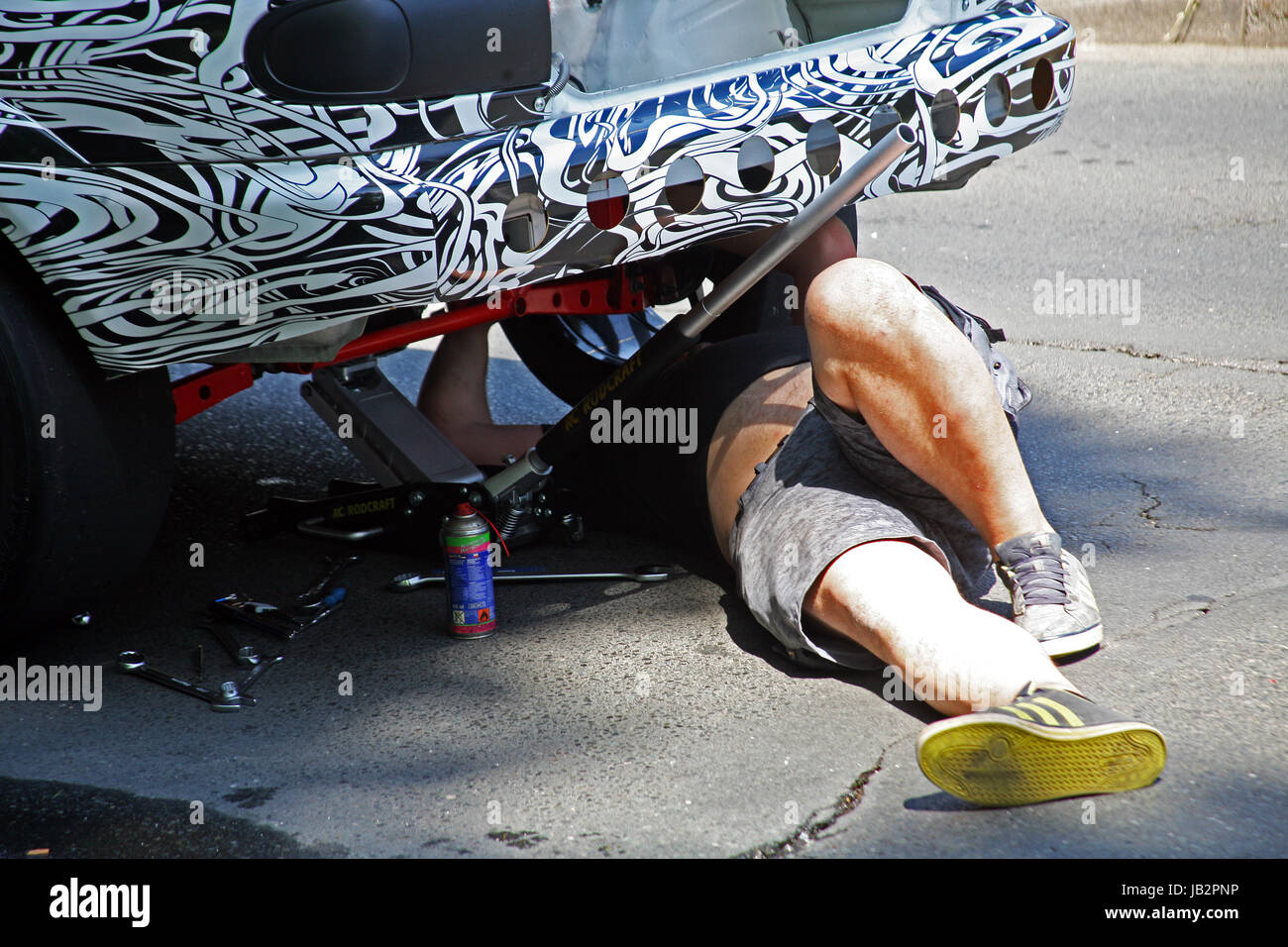 Fast & Furious 2017.,street gara di accelerazione,dettagli,Zagreb, Croazia,l'Europa,4 Foto Stock
