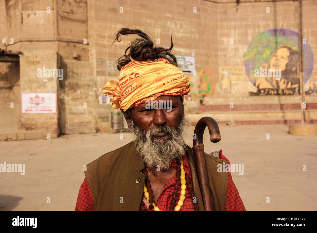 Facce dell'India Foto Stock