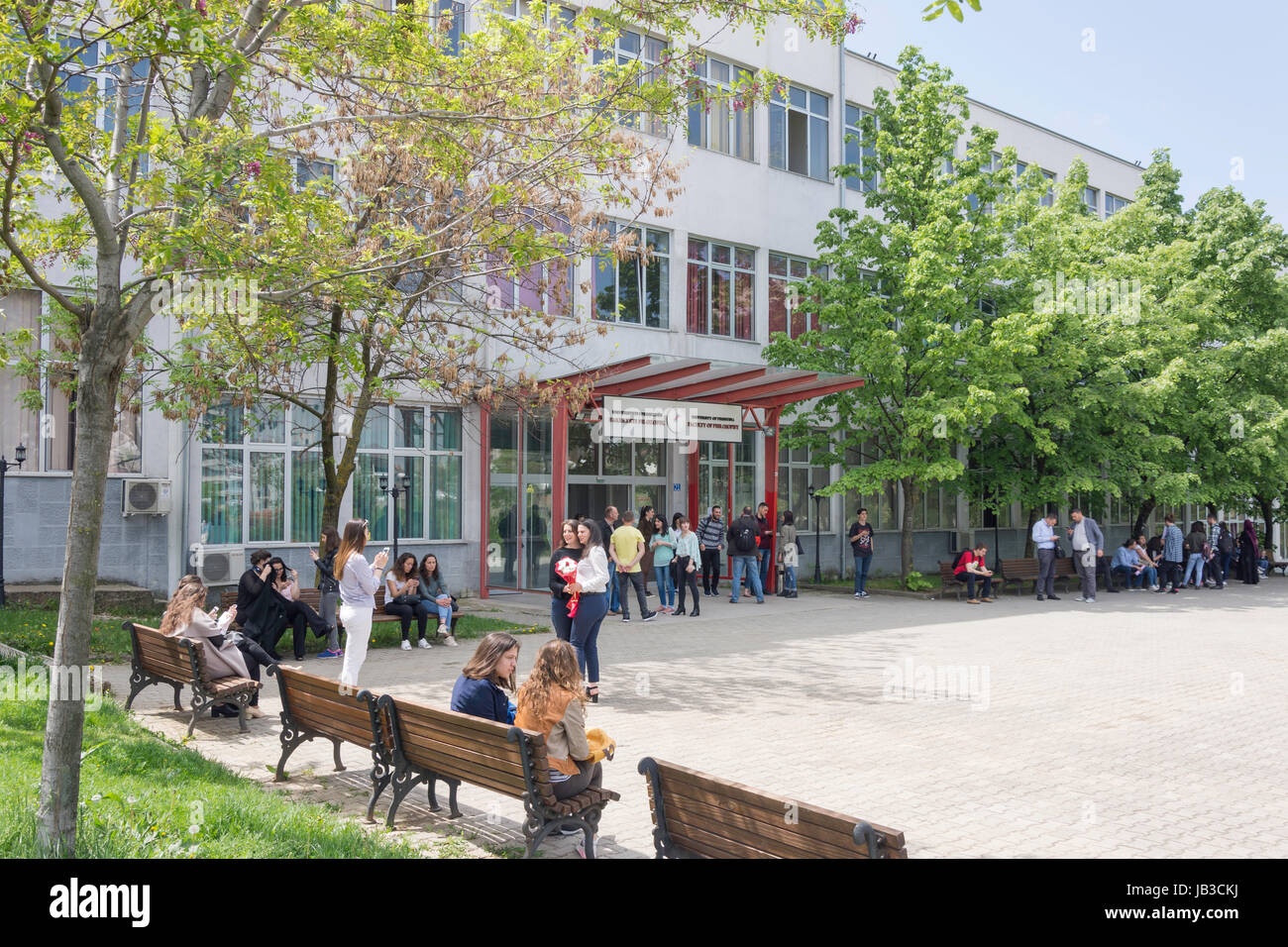 Facoltà di Filosofia, Università di Pristina, Pristina, Repubblica del Kosovo Foto Stock