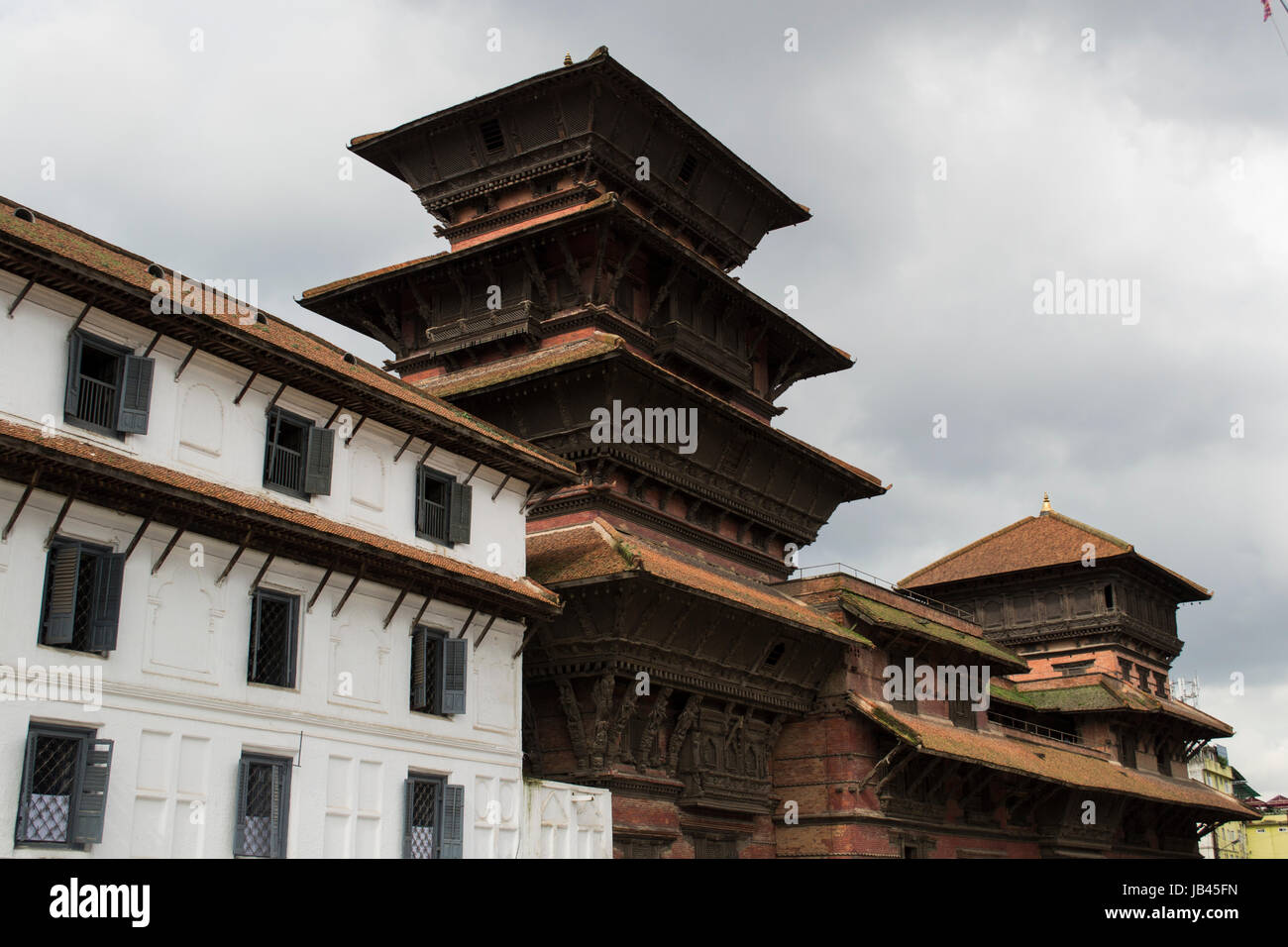 Kathmandu, Nepal. Durbar Square Foto Stock
