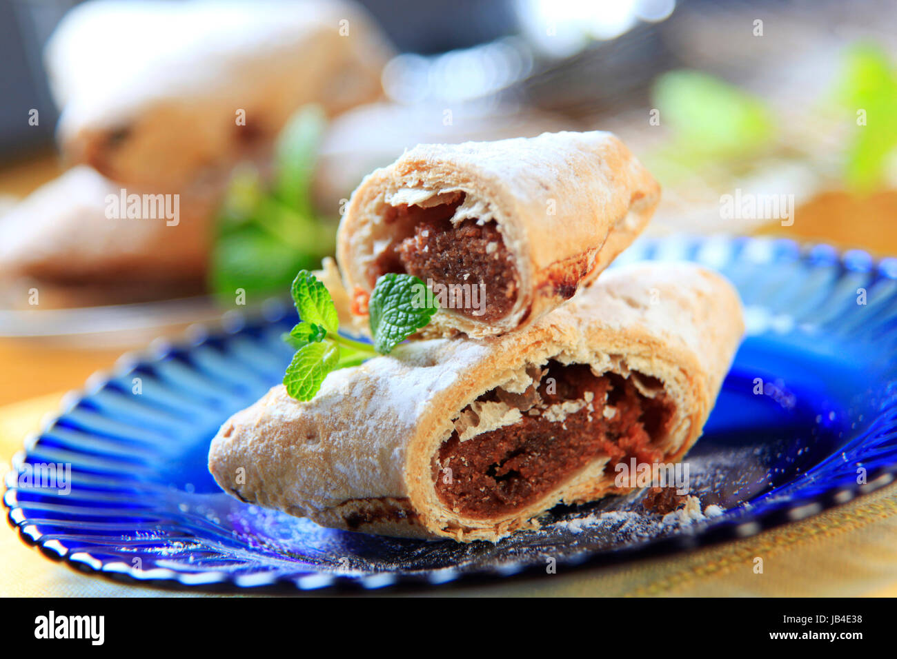 Dolce empanadilla con riempimento matto Foto Stock