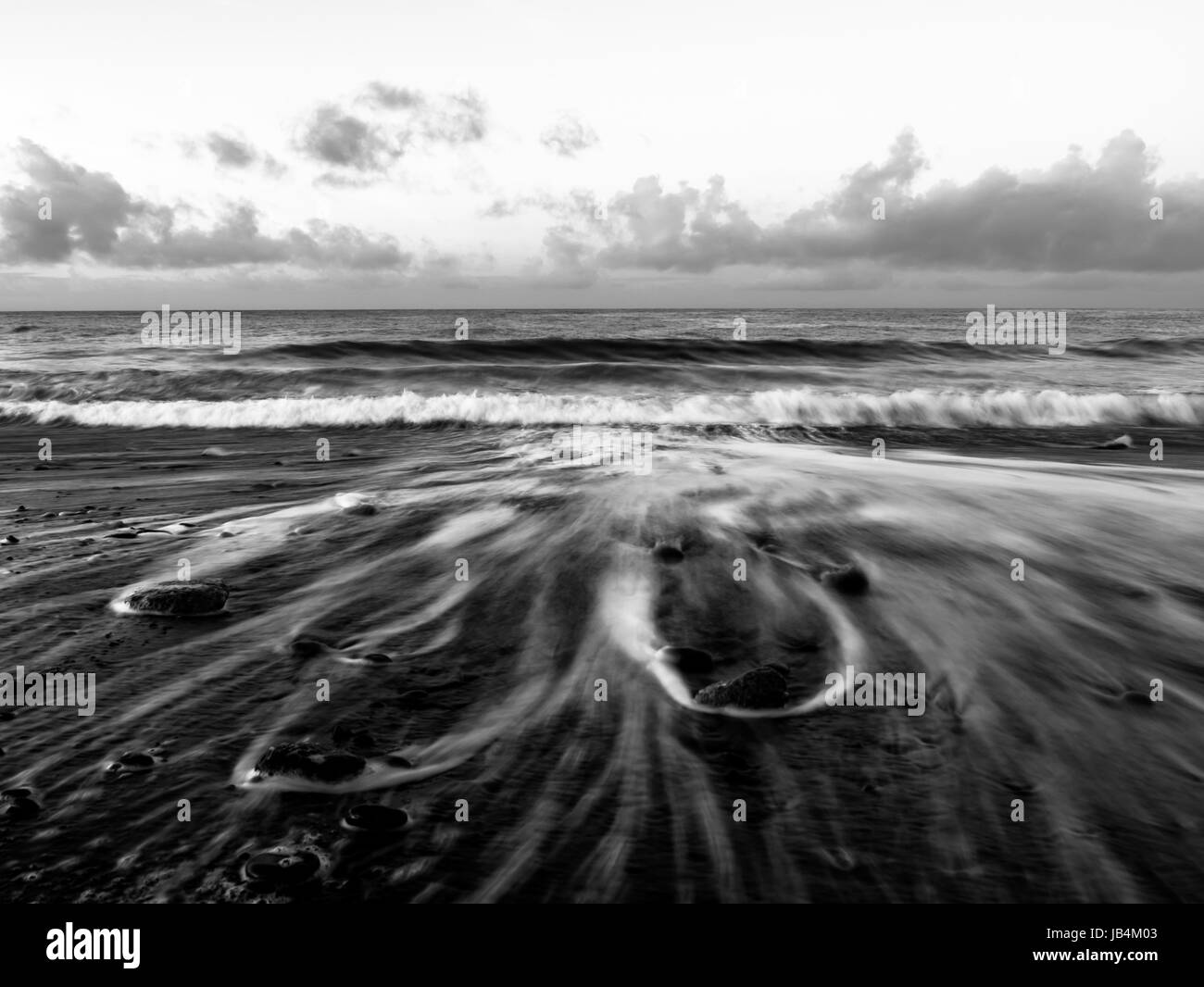 Sull'oceano atlantico in Tenerife Foto Stock