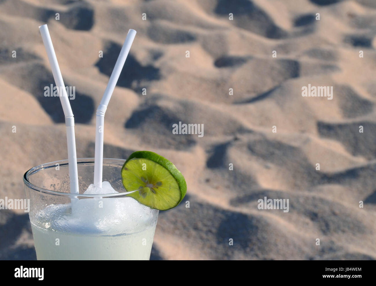 Spiaggia-shake Foto Stock