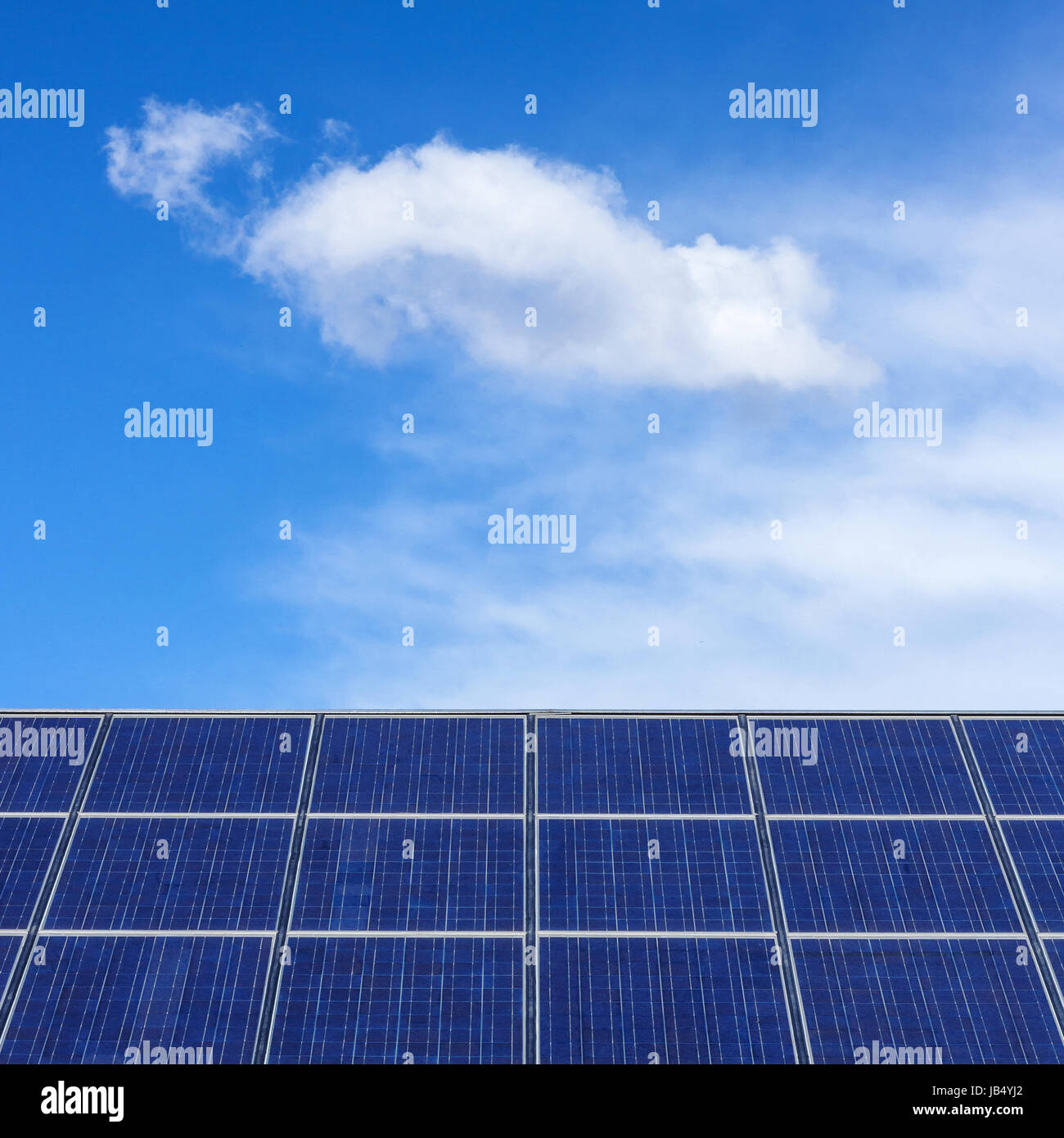 Pannelli solari dettaglio astratta. Fonte di energia rinnovabile. Foto Stock