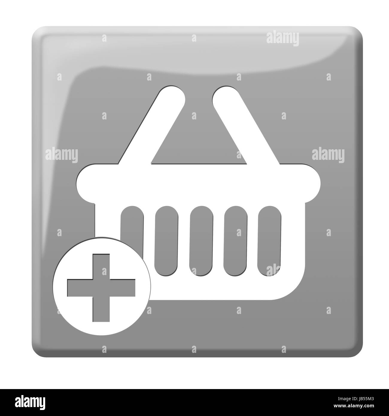 tasto del carrello Foto Stock