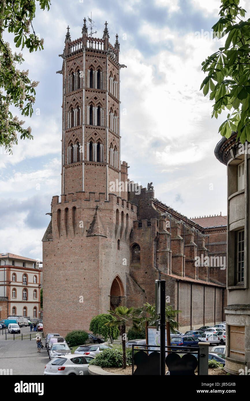 San Antolin, Cattedrale di Pamiers in Ariège, Midi-Pirenei, Francia Foto Stock