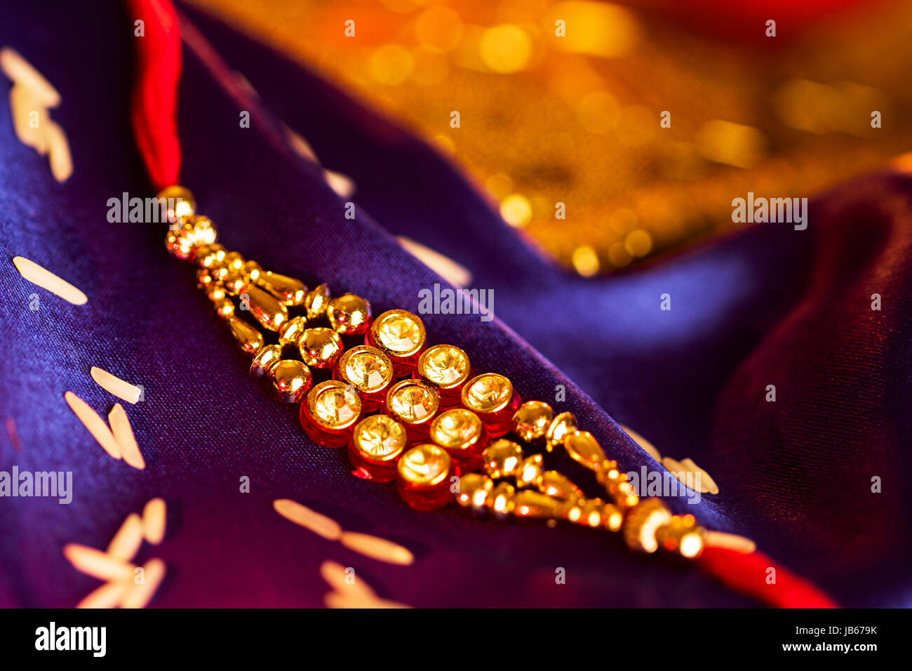 Indian Raksha Bandhan rakhi festival che celebra Foto Stock