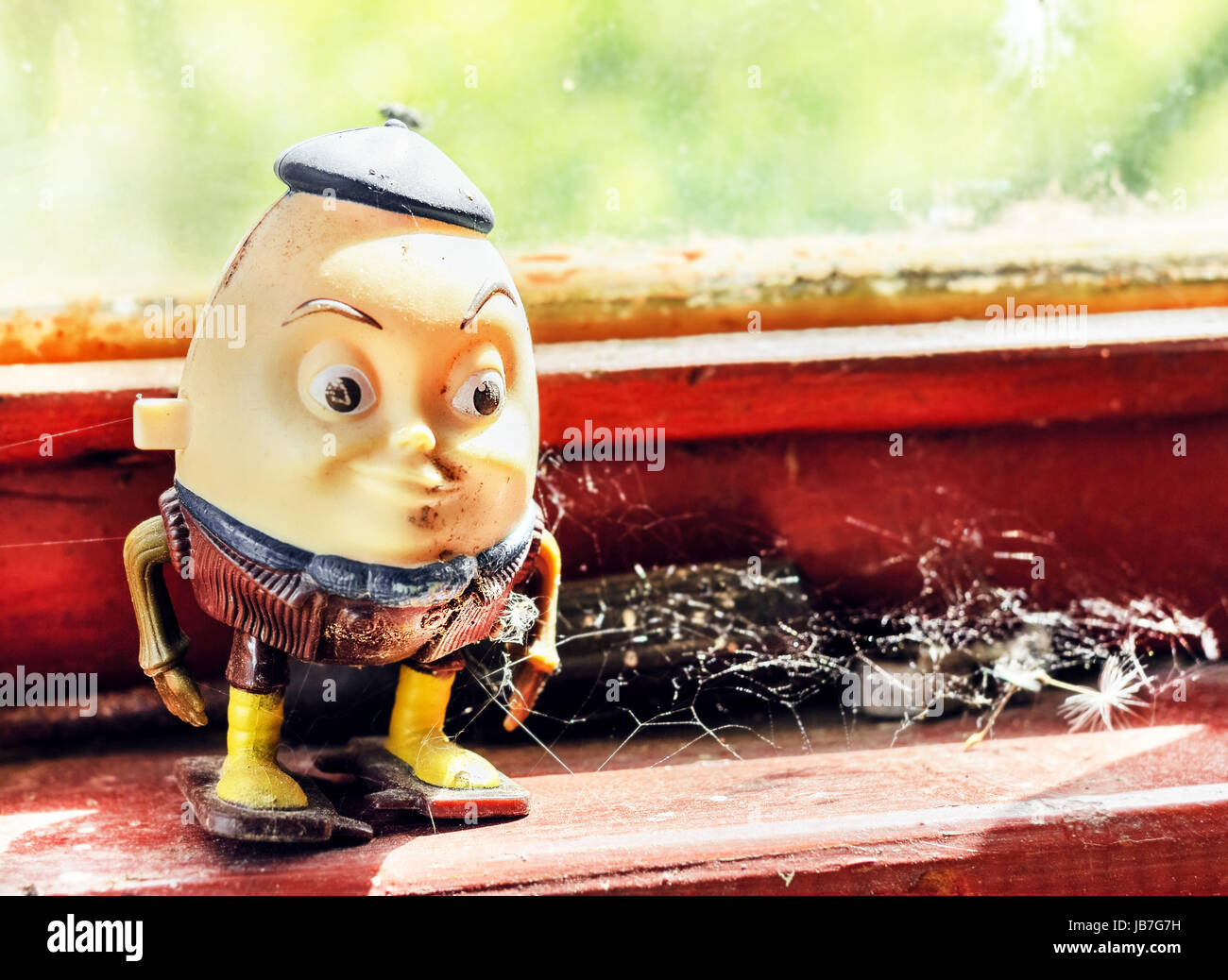 Humpty Dumpty giocattolo vecchio per immagini editoriale Foto Stock