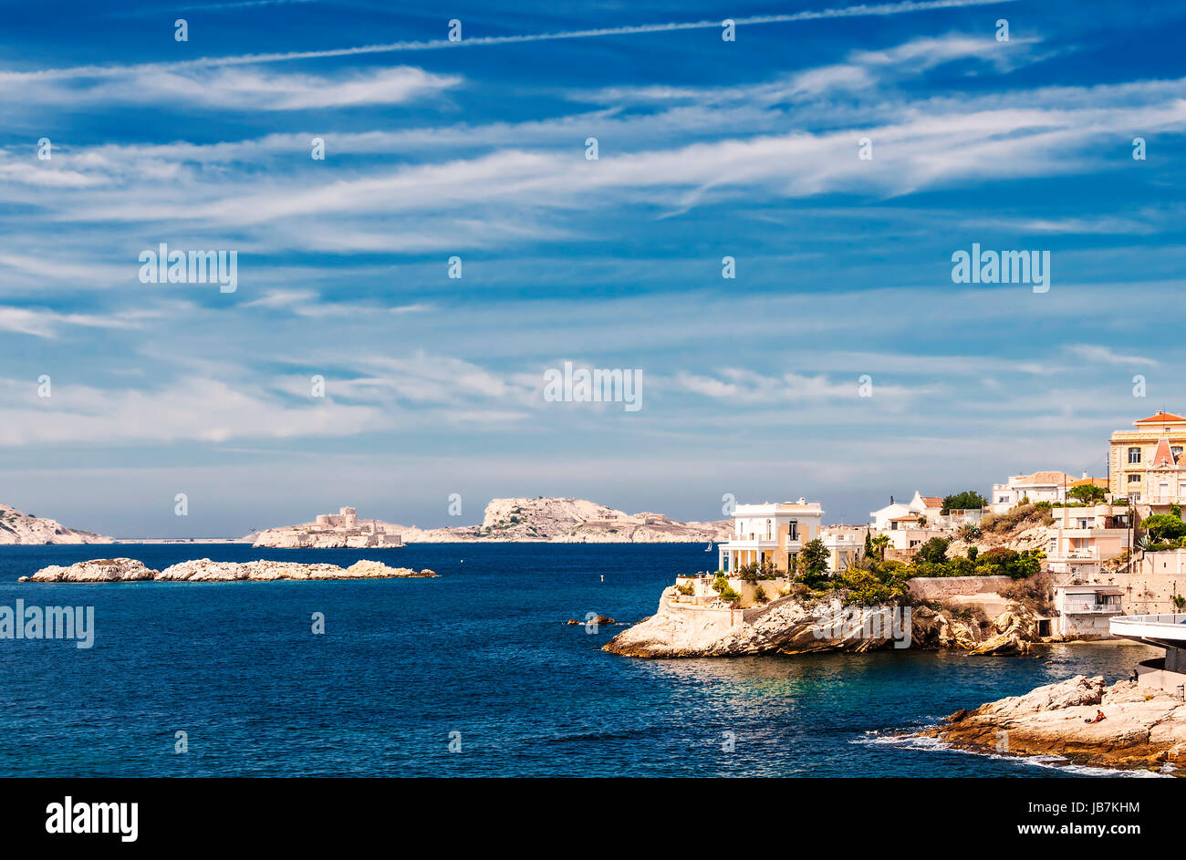 Isola di Marsiglia Foto Stock