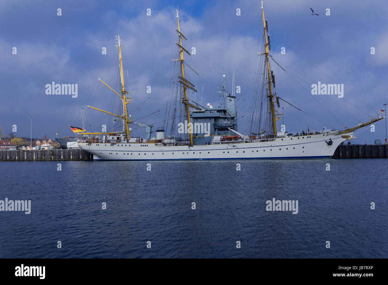 La tall ship della marina tedesca chiamato Gorch Fock Foto Stock