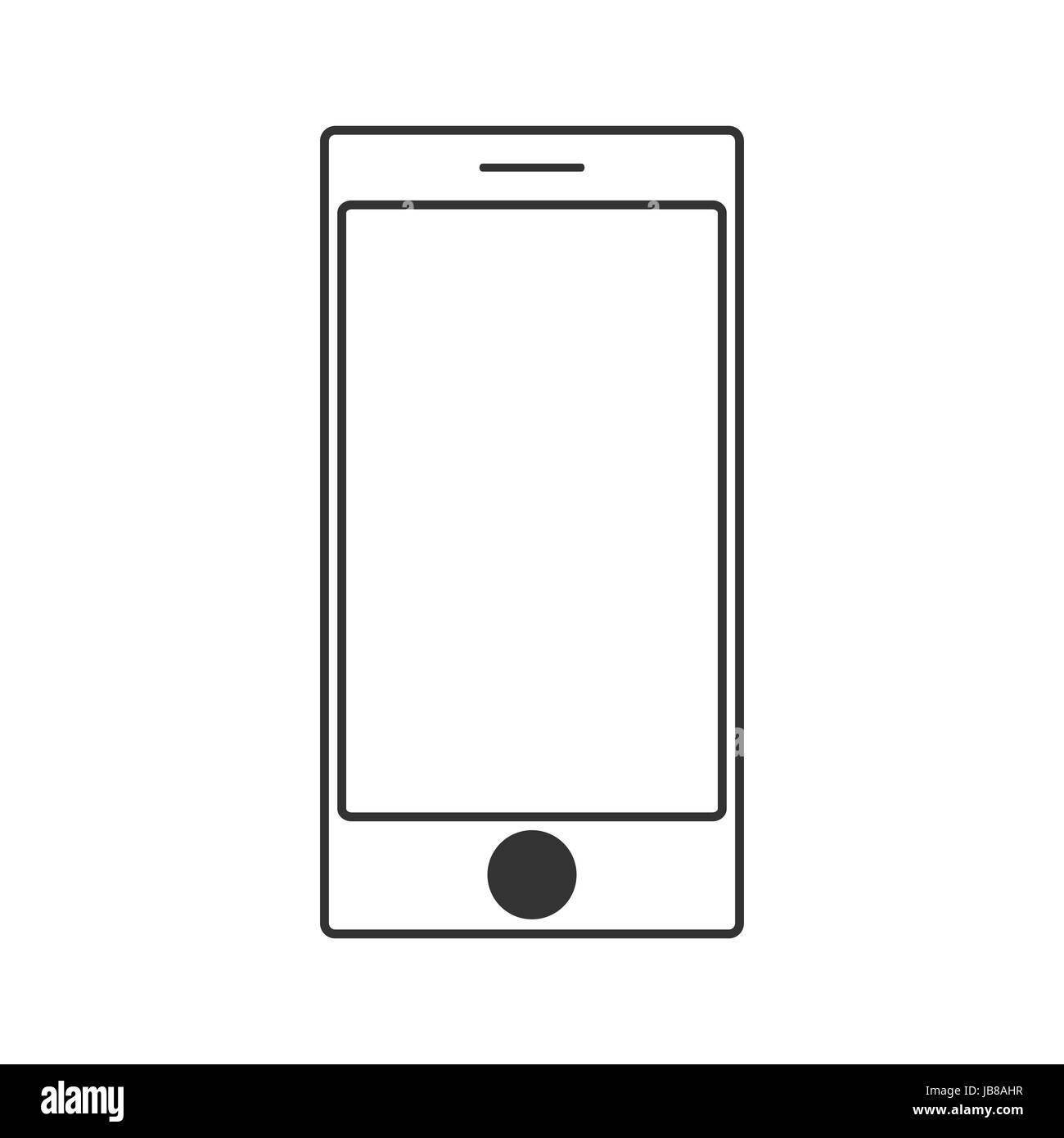 Mobile icona telefono Illustrazione Vettoriale