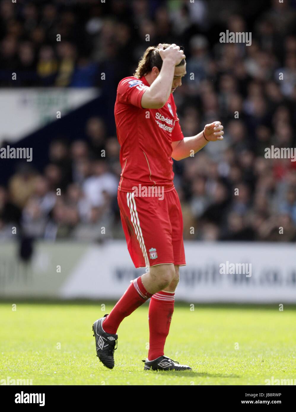 ANDY CARROLL West Bromwich Albion V LIVERPO THE HAWTHORNS West Bromwich Inghilterra 02 aprile 2011 Foto Stock