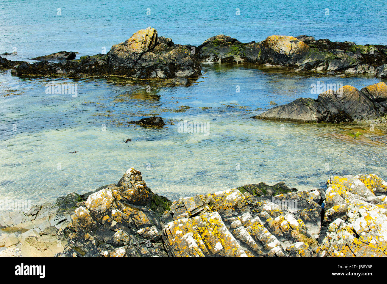 Bellissimo paesaggio marino di Skerries town, Irlanda Foto Stock