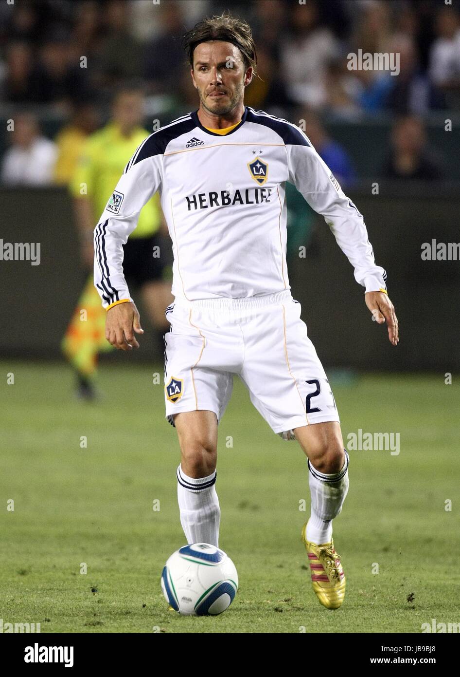 DAVID BECKHAM LOS ANGELES GALAXY V CHICAGO FIRE CARSON LOS ANGELES CALIFORNIA 09 Luglio 2011 Foto Stock