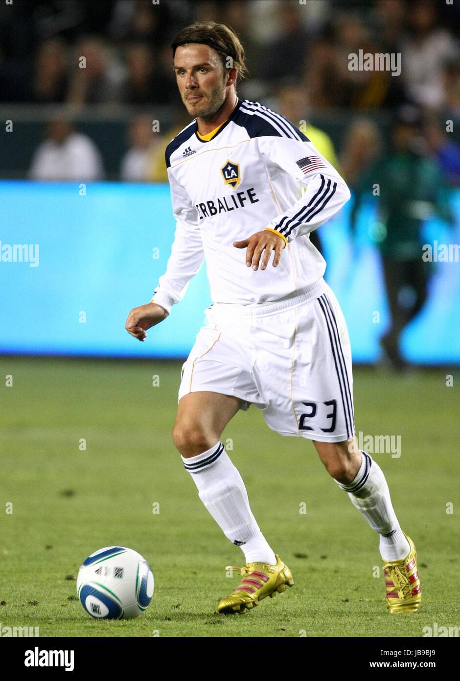 DAVID BECKHAM LOS ANGELES GALAXY V CHICAGO FIRE CARSON LOS ANGELES CALIFORNIA 09 Luglio 2011 Foto Stock