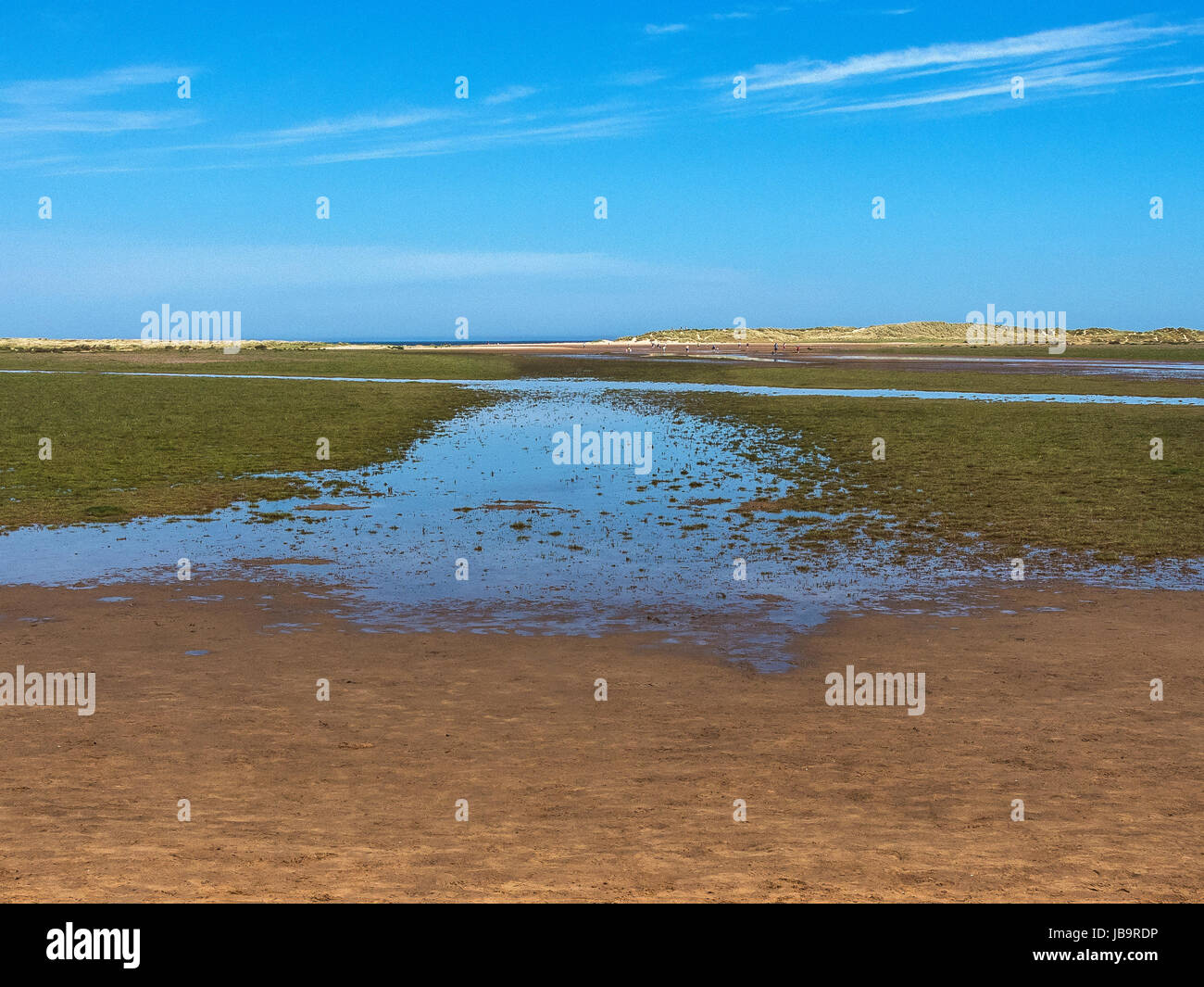 Holkham Beach in Norfolk Foto Stock