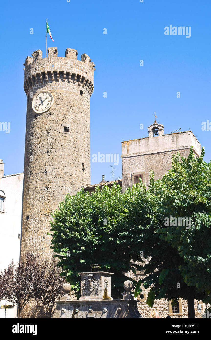 Torre di Bagnaia. Lazio. L'Italia. Foto Stock