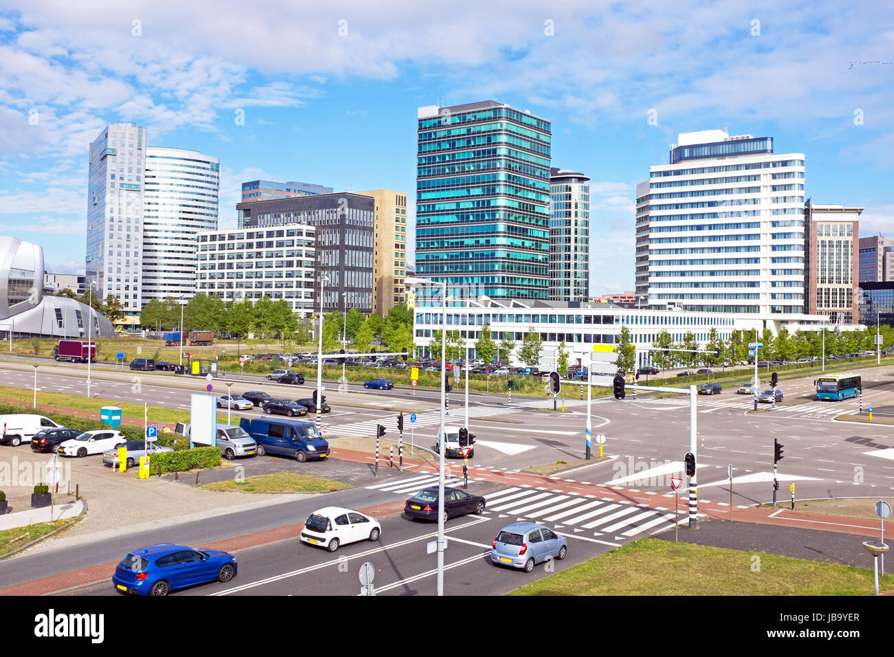 Streetview in Amsterdam Paesi Bassi Foto Stock