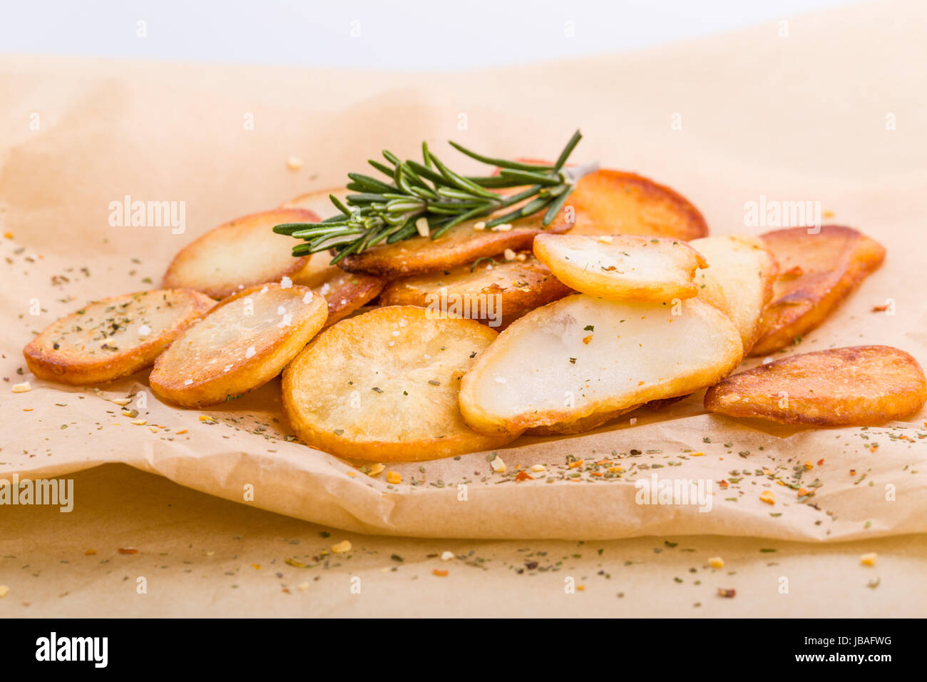 Bratkartoffeln Foto Stock