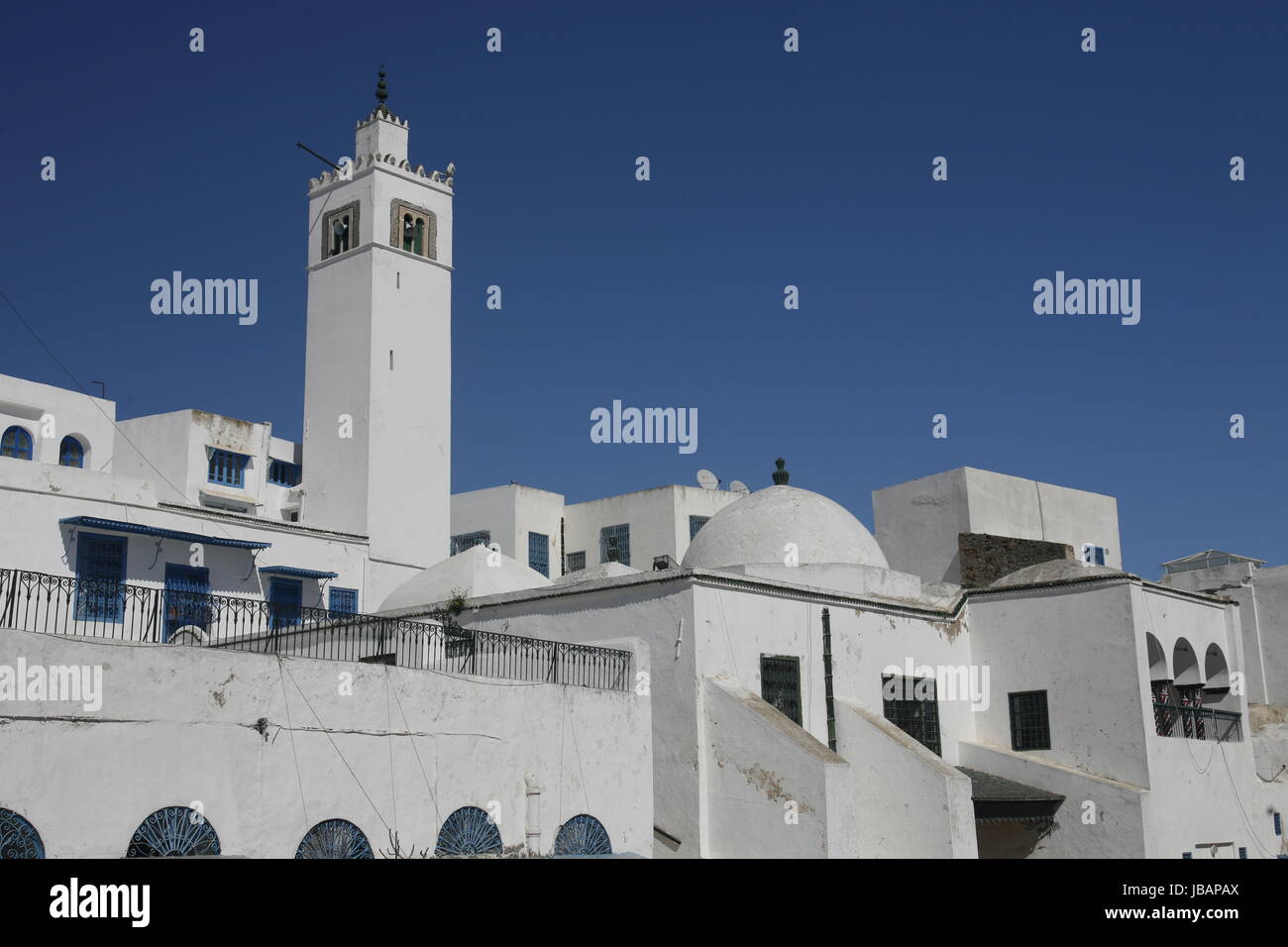 Afrika, Tunesien, Tunisi, Sidi Bou Said, Altstadt, Foto Stock
