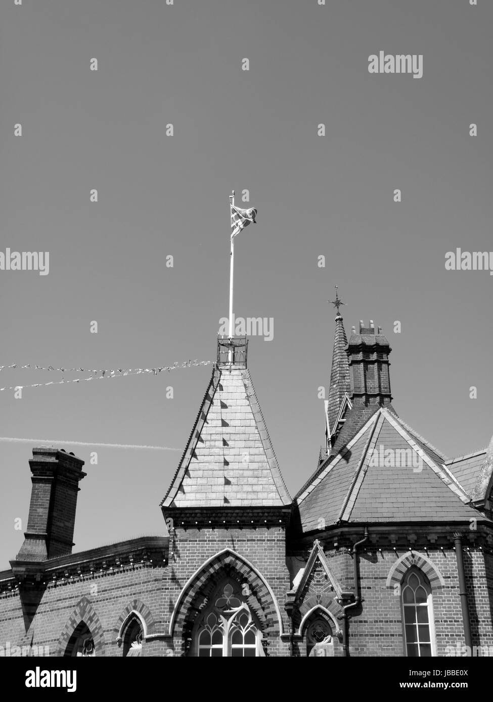 Wokingham Borough Consiglio vittoriano vecchio municipio edificio, costruzione completata nel 1860 Foto Stock