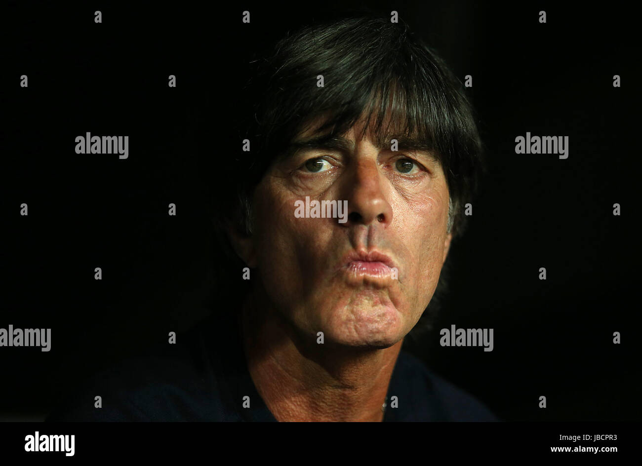 06.06.2017, Fussball Länderspiel, Dänemark - Deutschland, in Brondby Stadion Kopenhagen, Bundestrainer Joachim Löw (Deutschland) Foto: Cronos/MIS Foto Stock