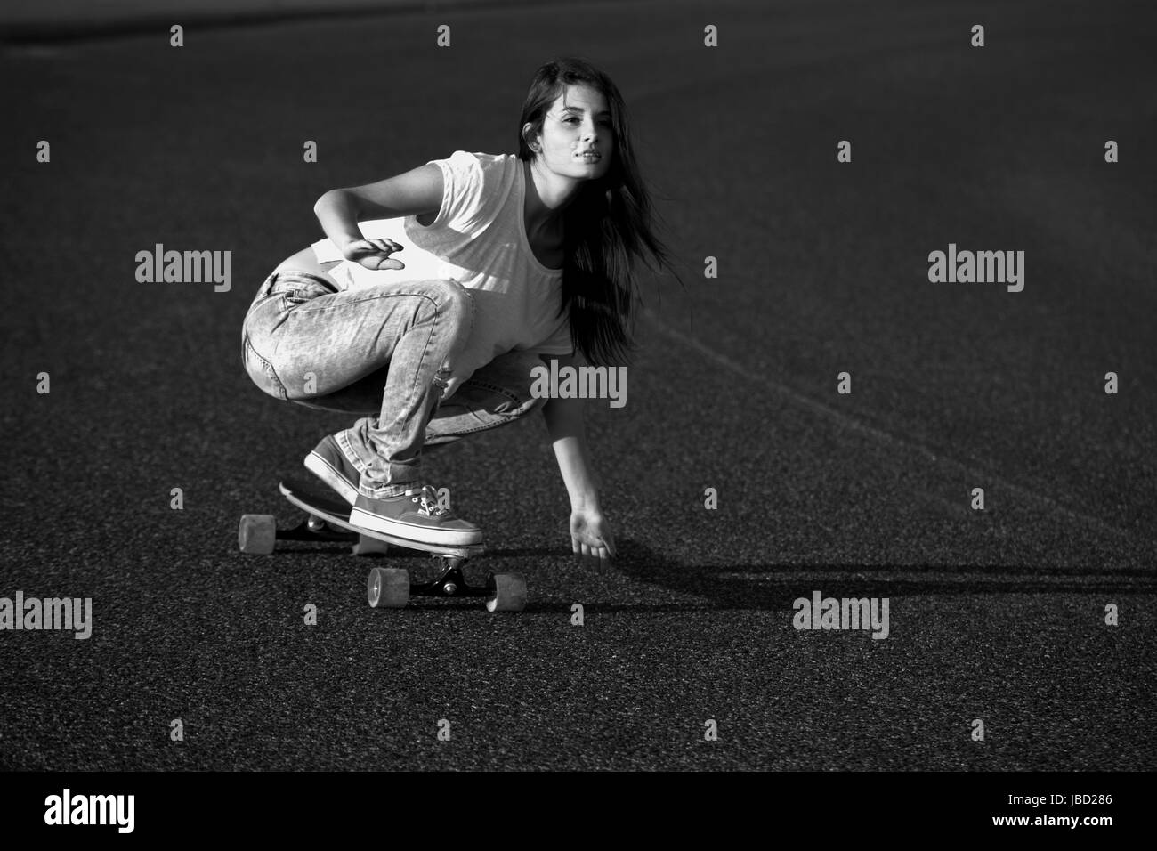 Board 20s skate Foto e Immagini Stock in Bianco e Nero - Alamy