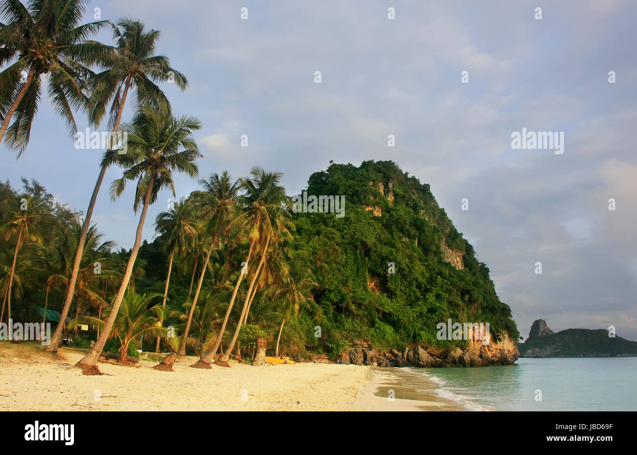 Wua Talab isola di sunrise, Ang Thong National Marine Park, Thailandia Foto Stock