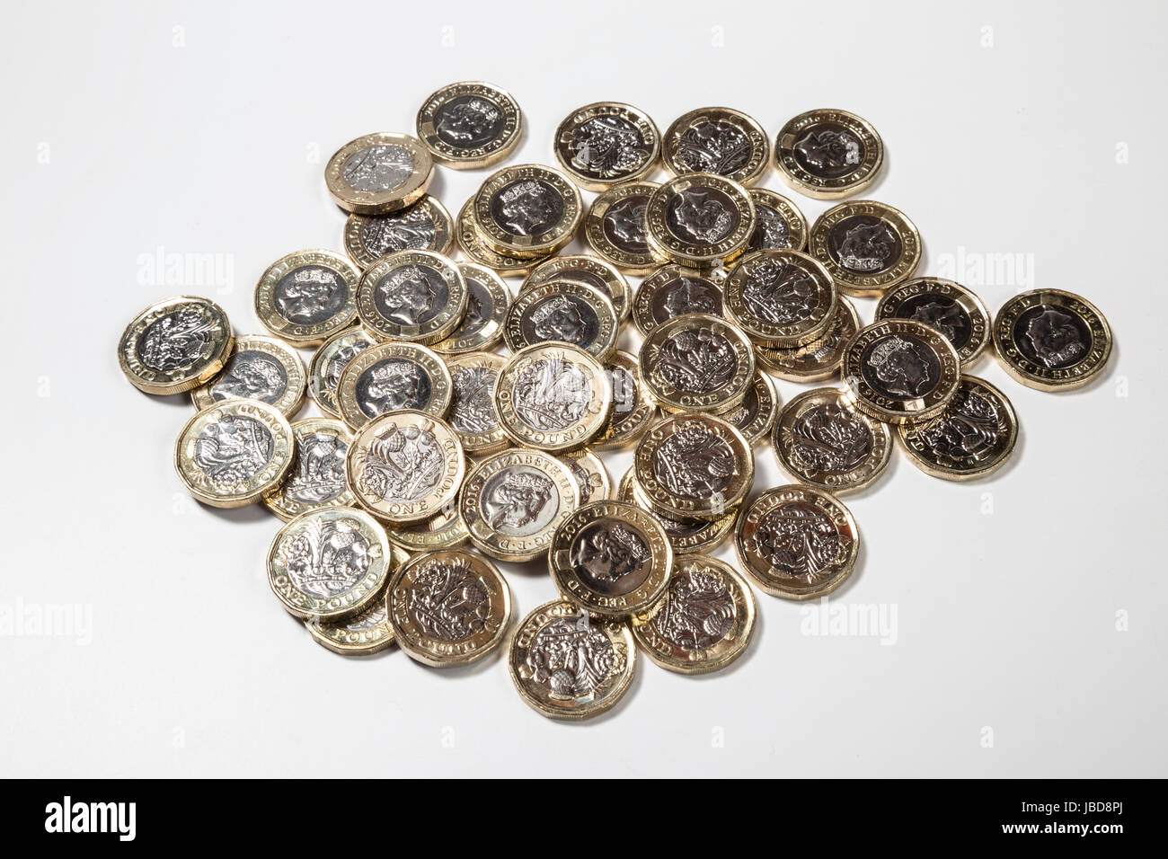 Nuovo REGNO UNITO British Pound monete 2016 Foto Stock