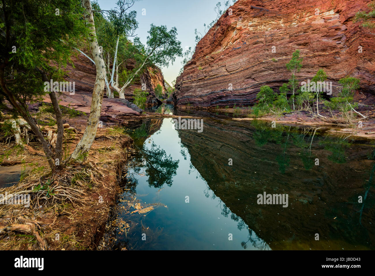 Hamersley Gorge a Karijini National Park, Australia occidentale Foto Stock