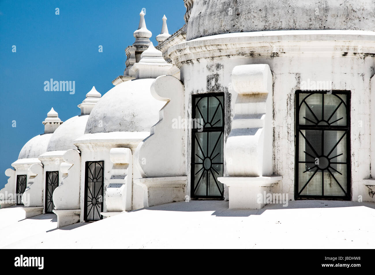 Catedral de la Asuncíon de María de León Nicaragua (Madonna della Cattedrale di Grace) un Sito Patrimonio Mondiale dell'UNESCO Foto Stock
