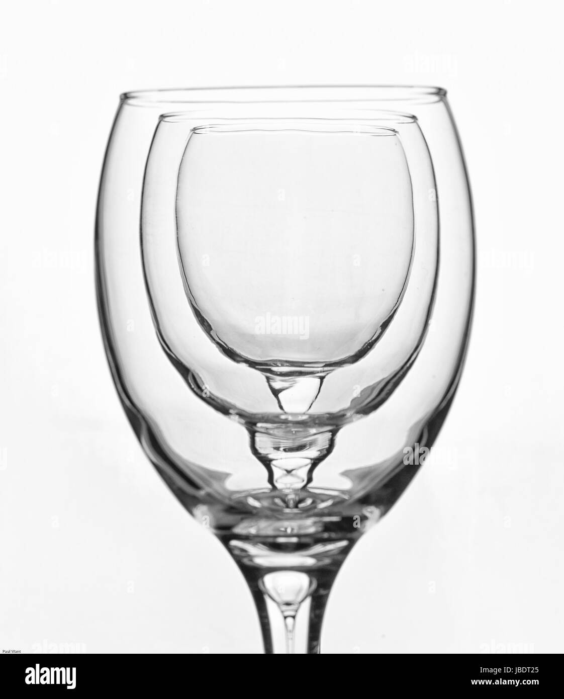 Bicchieri di vino Foto Stock