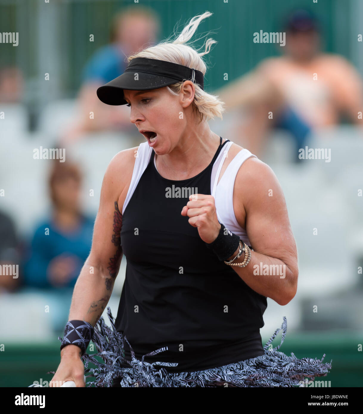 Parigi, Francia - 4 giugno : Bethanie Mattek-Sands al 2017 Roland Garros torneo di tennis del Grand Slam Foto Stock