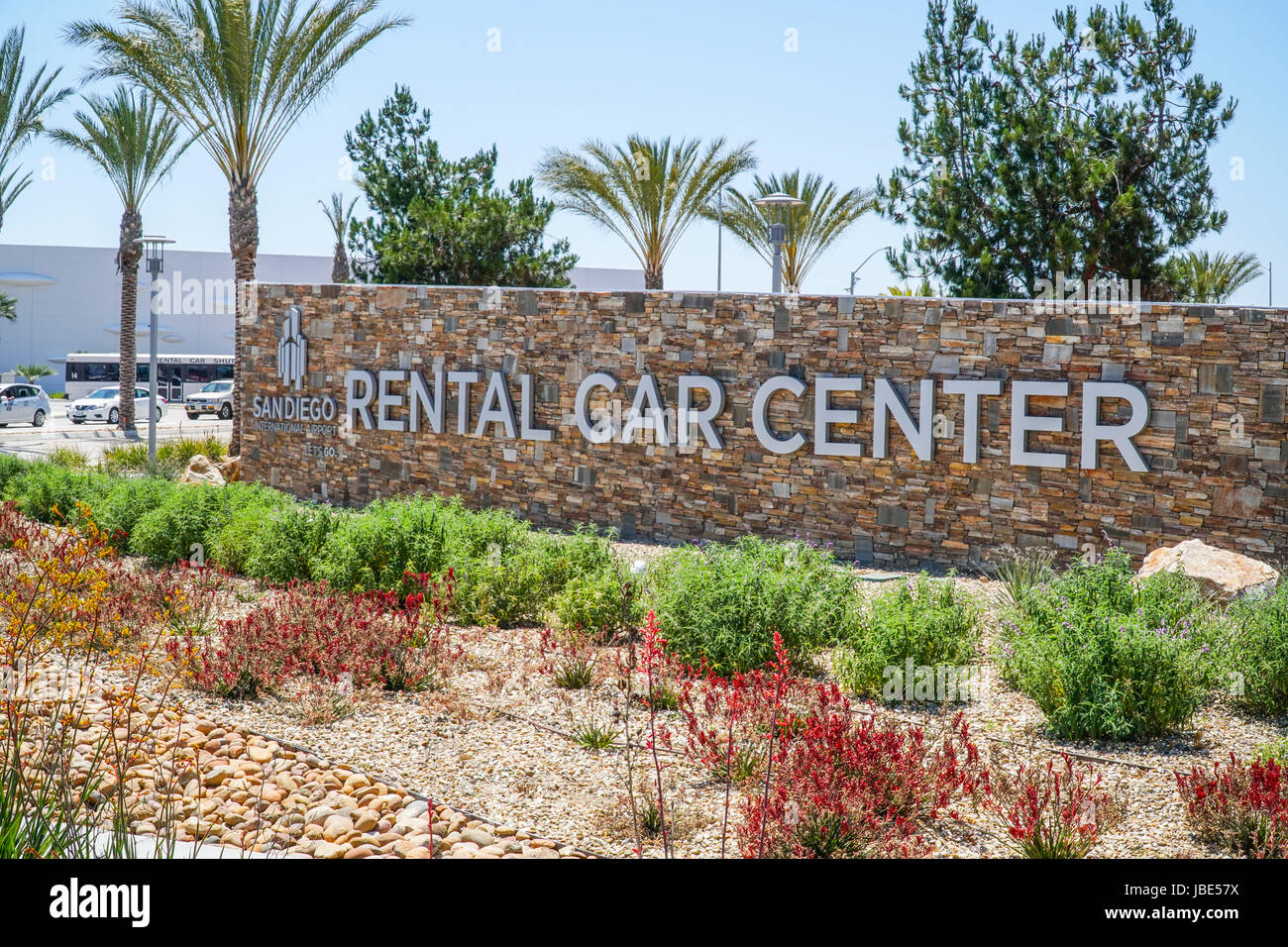 Auto a noleggio Center all'Aeroporto Internazionale di San Diego - SAN DIEGO - California Foto Stock