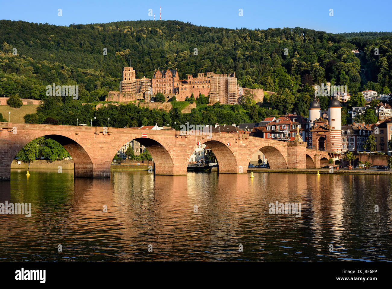 Heidelberg - Heidelberg Alte Brücke, Heidelberger Schloss 1937 - Carte
