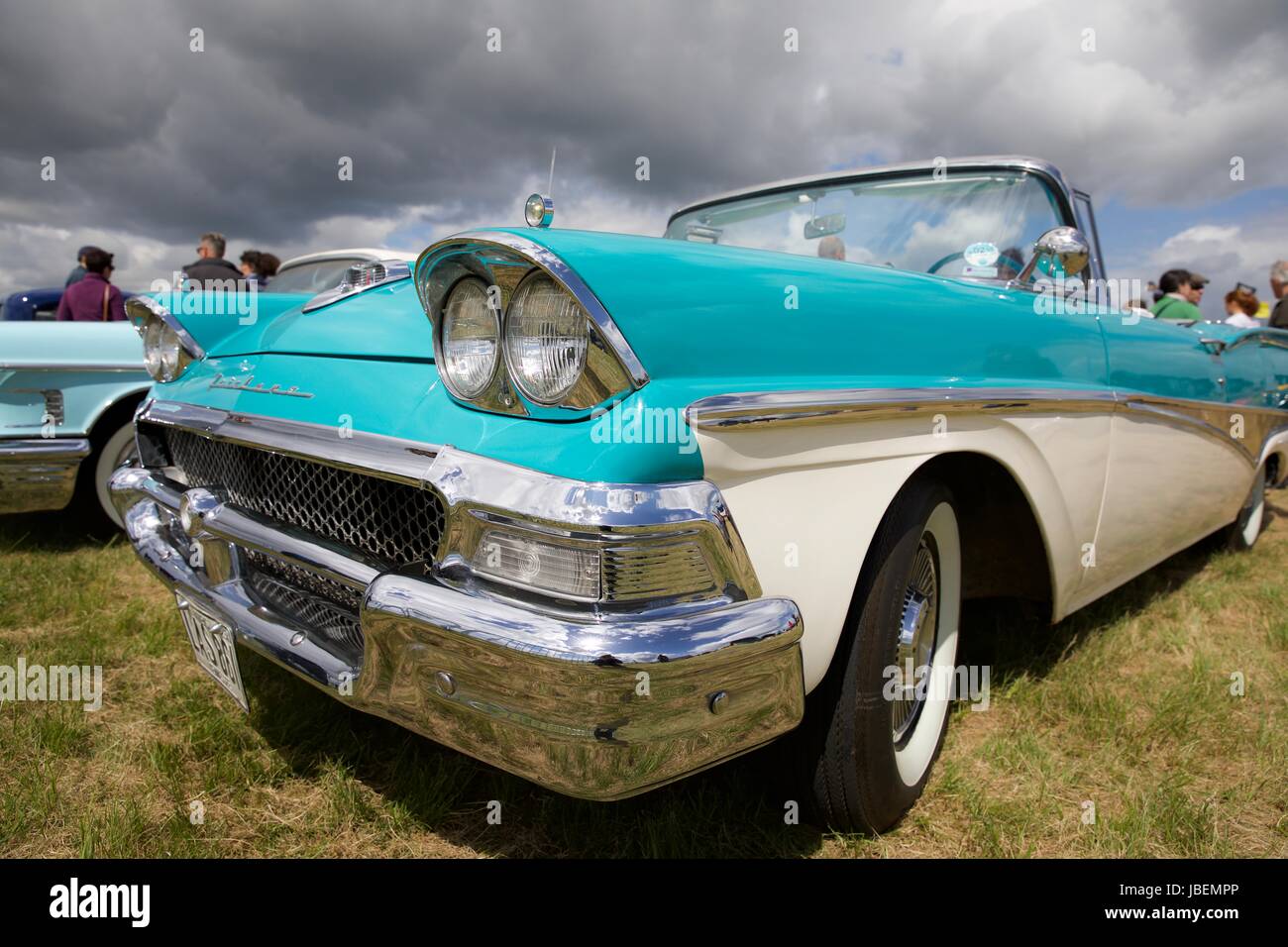 1958 Ford Fairlane 500 Skyliner Foto Stock