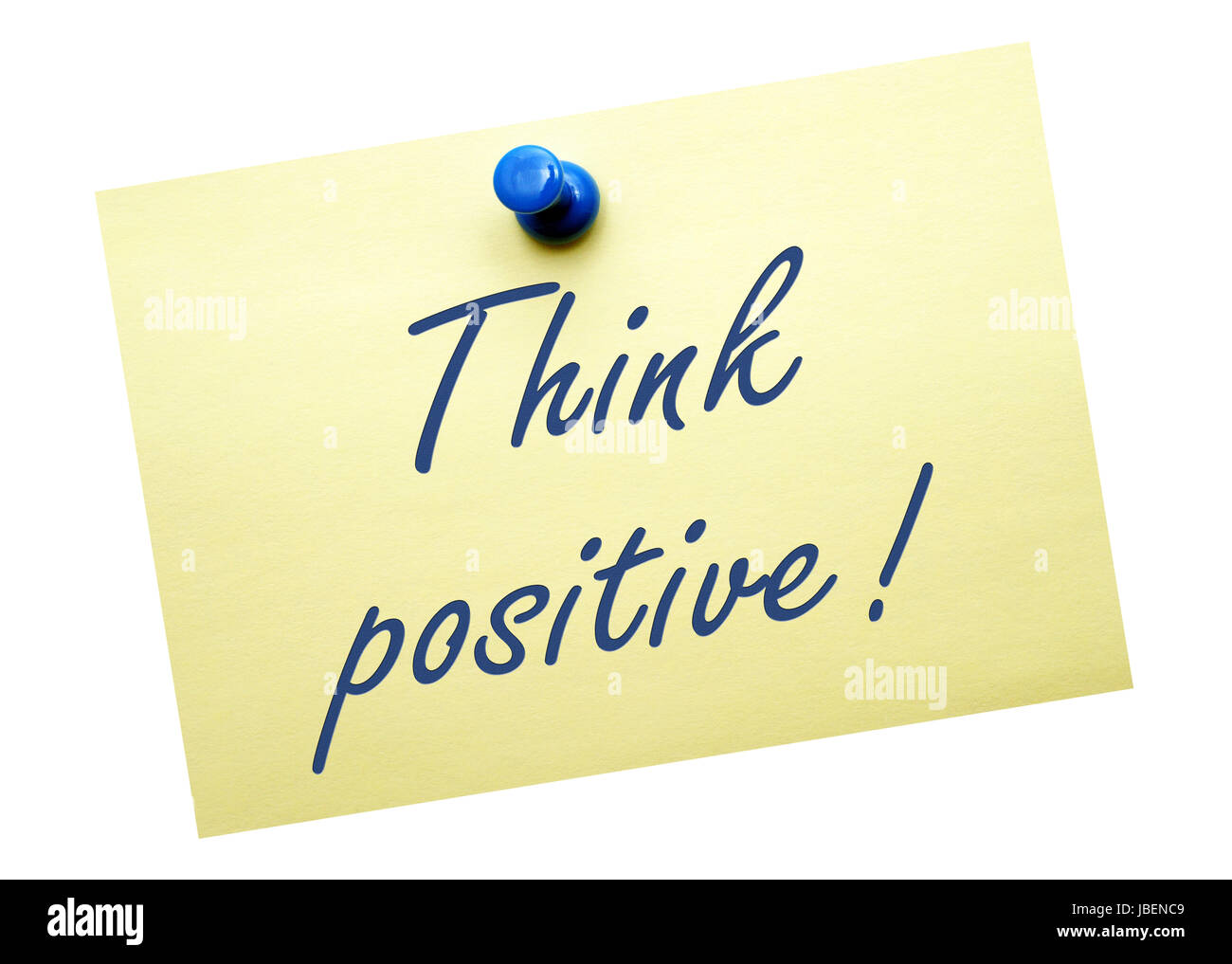 Pensare positivo ! Foto Stock