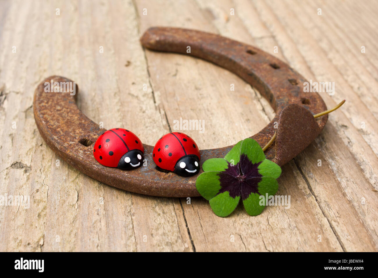 Nero profondo quattro Foto Stock