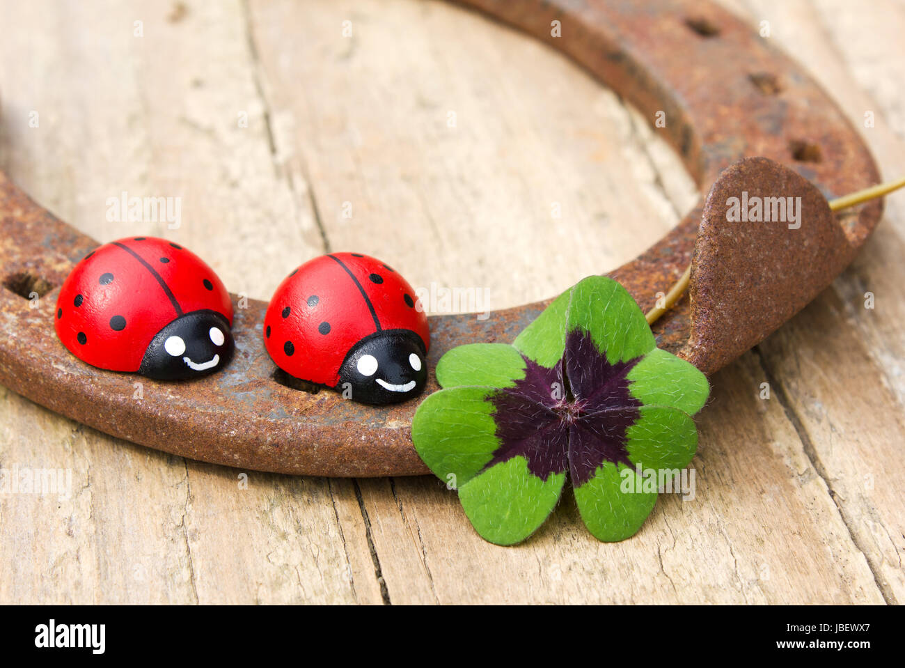 Nero profondo quattro Foto Stock