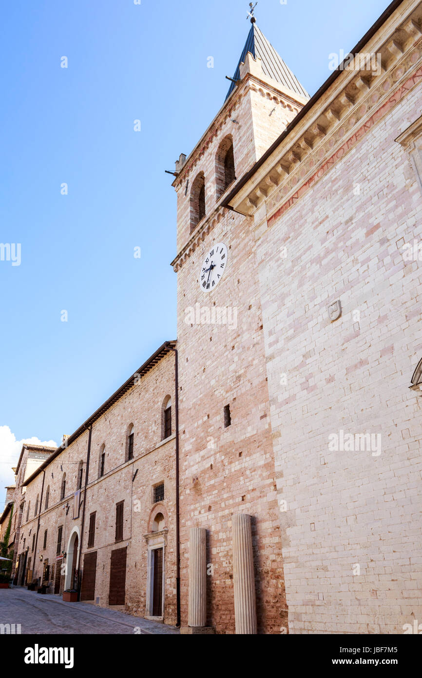 Spello. Città medievale in Italia centrale in Umbria Foto Stock