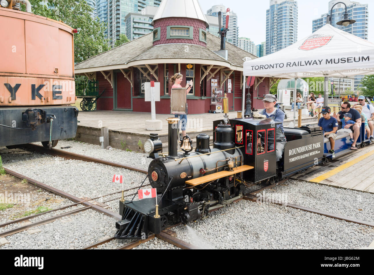 Toronto Railway Museum Foto Stock